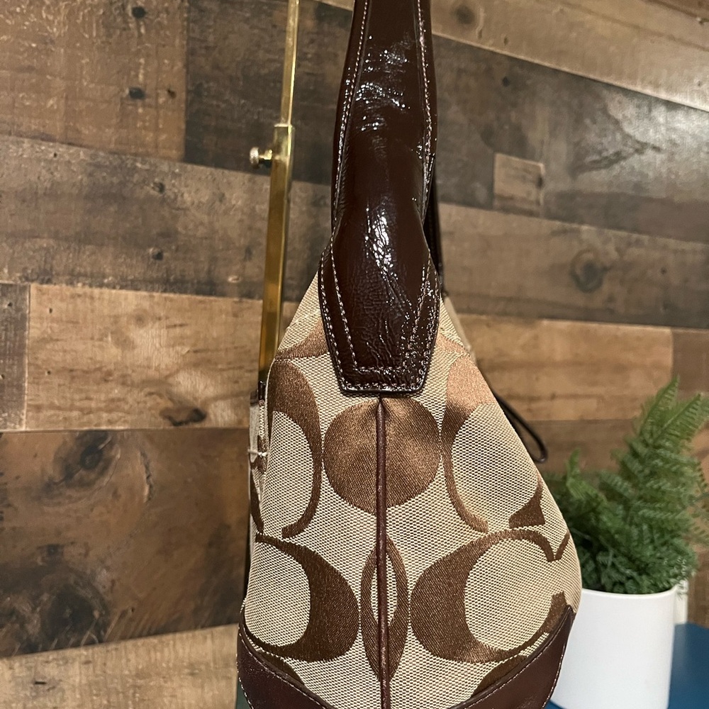 Coach Hobo Style Shoulder Bag Brown Y2k - Gem